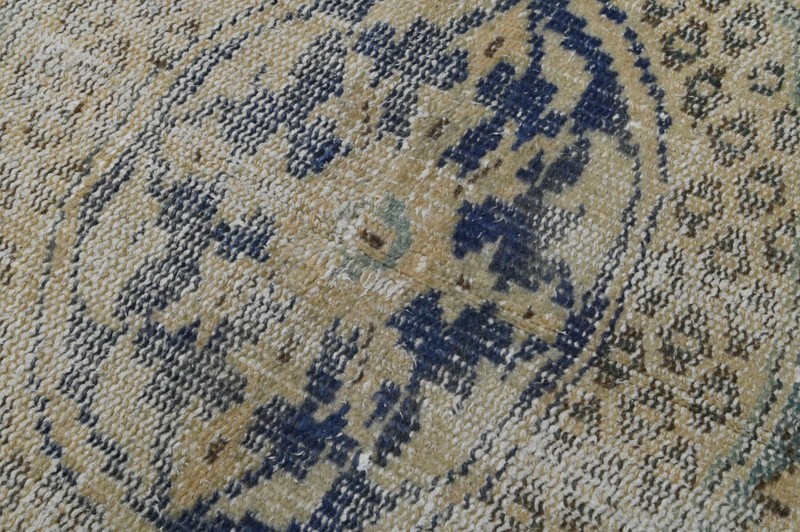 Oushak Turkish Vintage Rug 6x10 Kilim Rug Anatolian Handmade Boho Decor BEIGE gallery