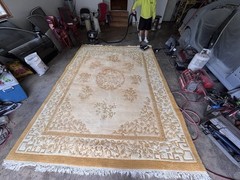 Vintage Indo Oriental Handmade Wool Rug 8’11” By 11’8”