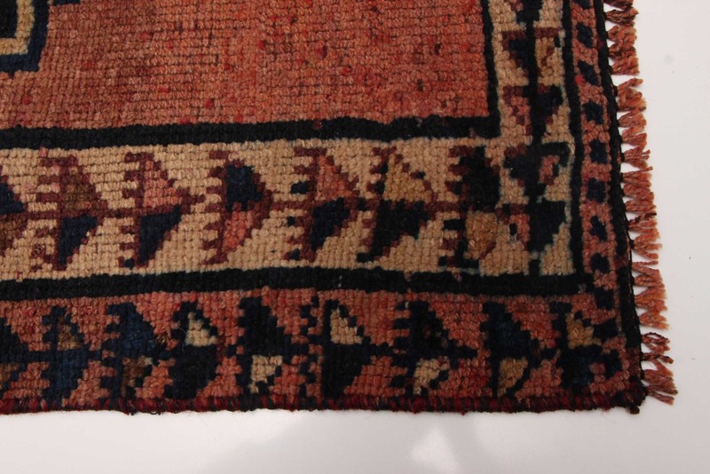 Vintage Hand-knotted Runner Rug 4'0" x 11'11" Traditional Oriental Wool Carpet gallery