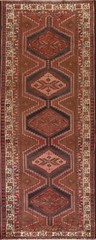 Vintage Geometric Traditional 11 ft. Rug Runner Handmade Wool 4×11 for Hallway
