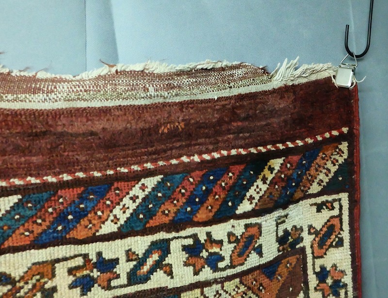Antique Shahsavan Rug Very Good Condition Cute Animals Great Colors 56X41 in gallery