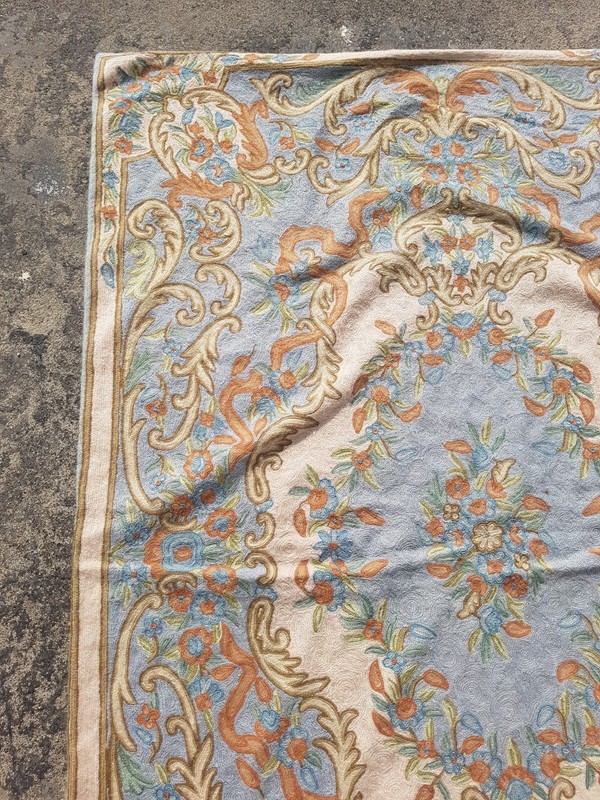 Vintage Hand Woven Traditional Kashmiri Multicolor Kilim Rug Carpet 166x120 cm gallery