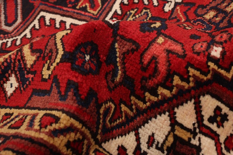 Vintage Oriental Hand-Knotted Carpet 7'1" x 9'7" Traditional Wool Area Rug gallery