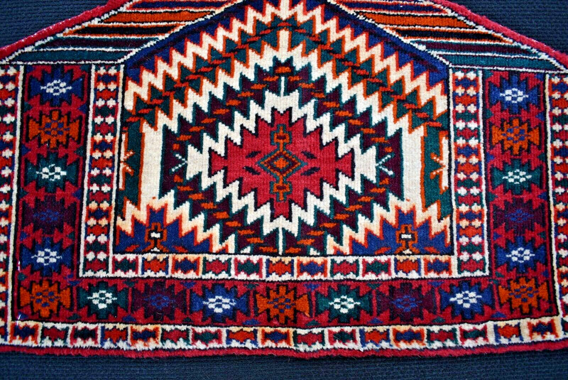 Fabulous Antique Asmalyk Rug 23'' x 15'' Rare Collector's Tribal Yomud Asmalyk gallery