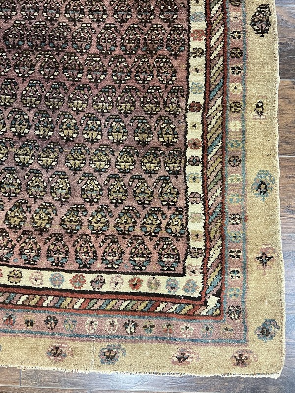 Antique Sarab Runner Rug 3x11 Wool Camel Hair Tribal Carpet 1920s Handmade gallery