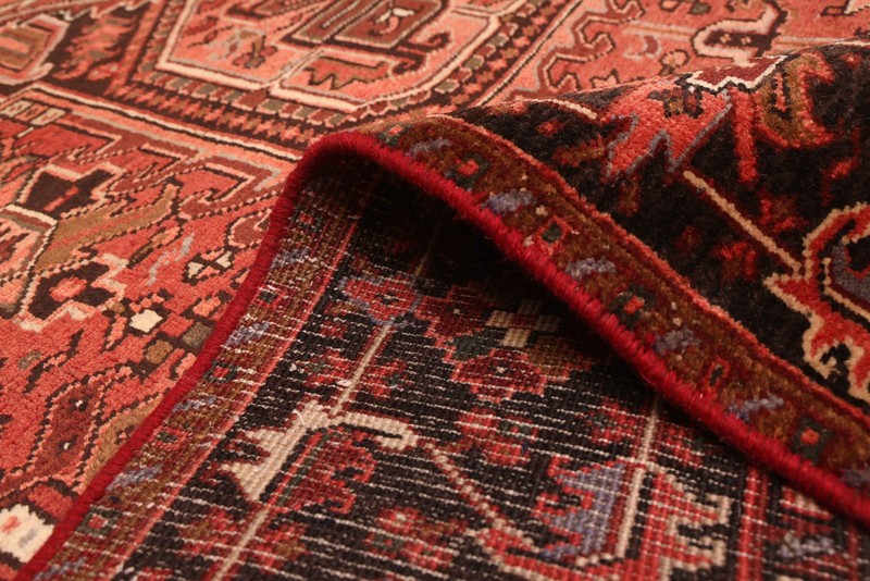 Vintage 9'6" x 12'7" Traditional Hand Knotted Vegetable Dye Wool Area Rug gallery