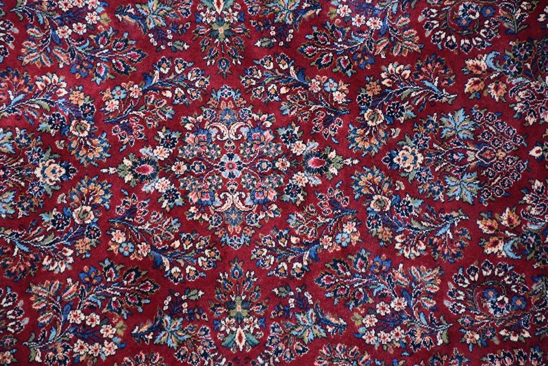 KARASTAN RUG 700 Series 785 RED SAROUK 8.8x10.6 Very Nice gallery