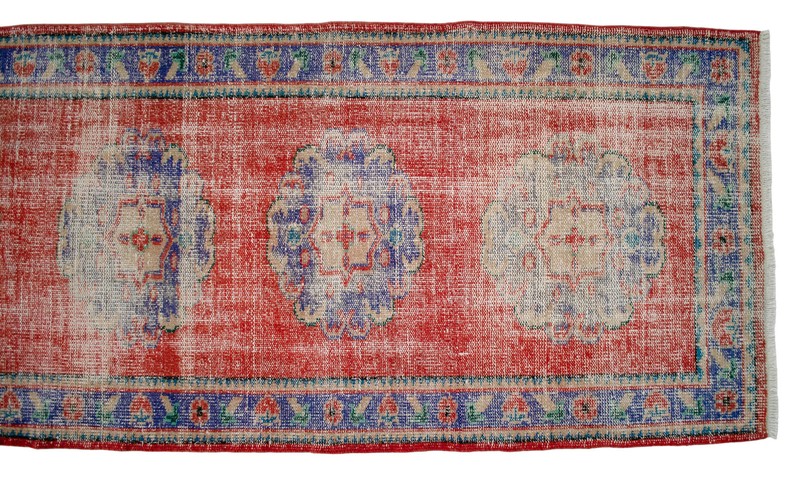 3 x 11 ft Runner Rug, Handmade Rug, Turkish Rug, Oushak Runner, Distressed Rug gallery