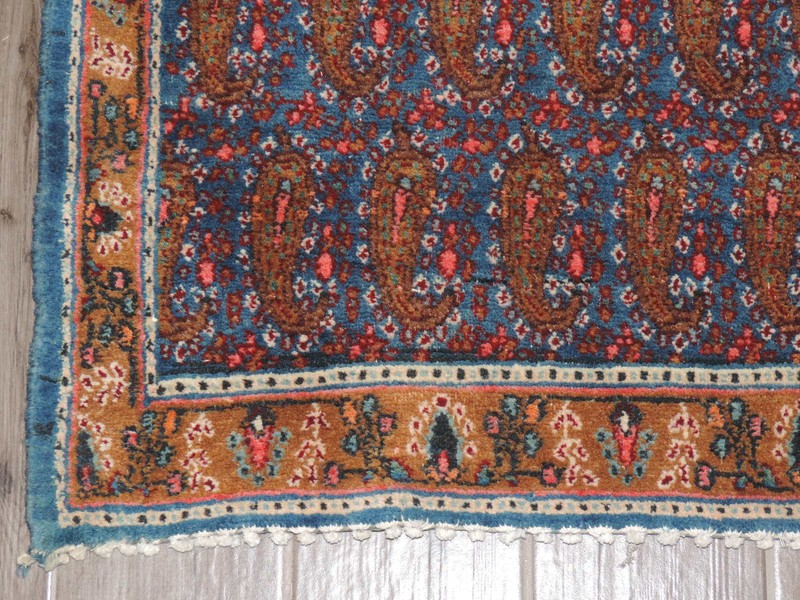 4x6ft. Vintage Mood Boteh Paisley Design Wool Rug gallery