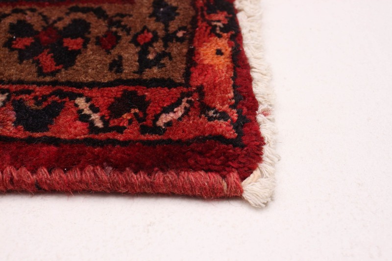 3'4" x 10'2" Vintage Hand-knotted Runner Rug Traditional Oriental Wool Carpet gallery