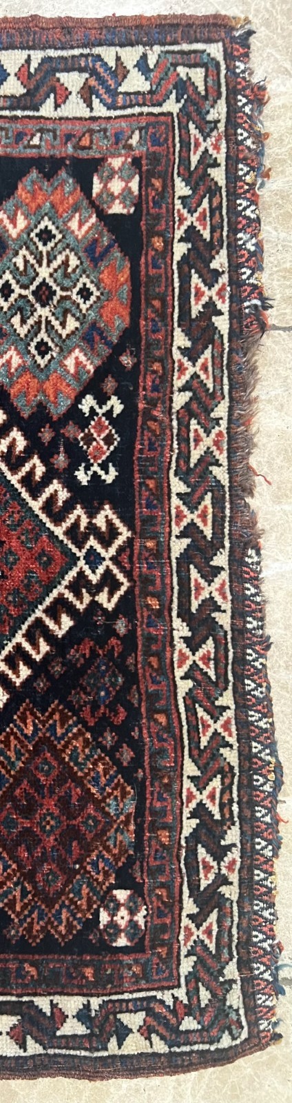 19th Century Qashqai Bag Face from Middle East Hand Knotted gallery