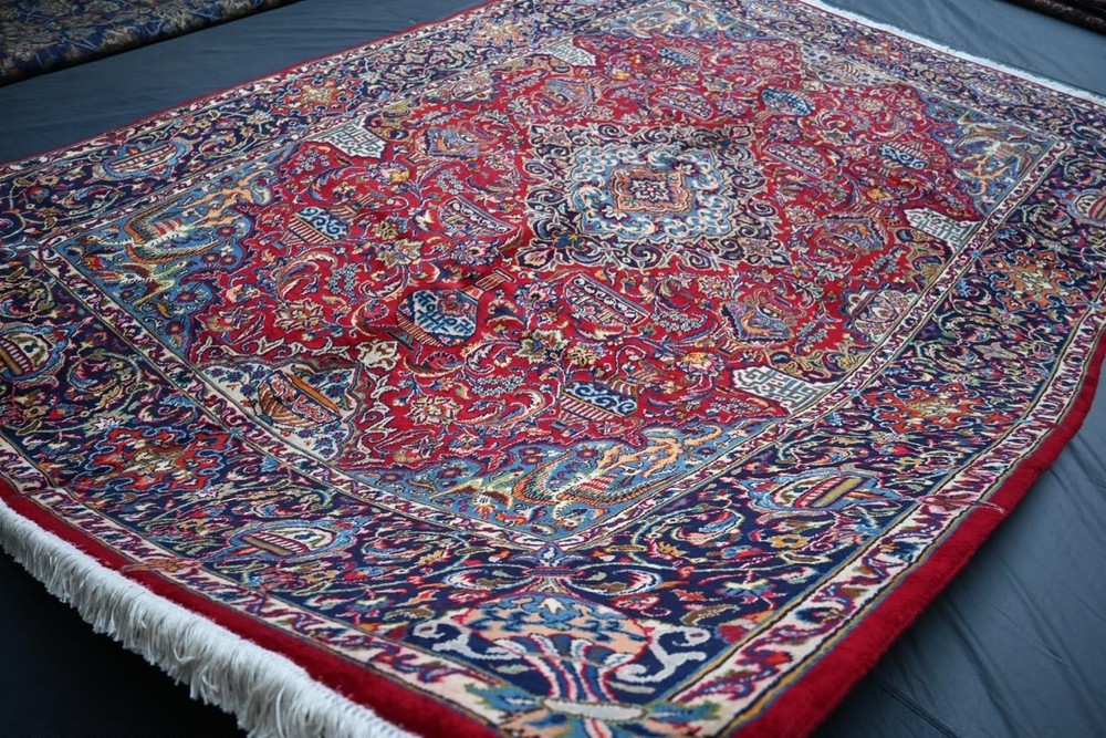 242 X 345 cm COLLECTORS' ITEM Vintage Stunning Oriental Floral Heraz Palace Rug
