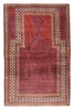 Vintage Hand-Knotted Area Rug 2'11" x 4'8" Traditional Oriental Wool Carpet gallery