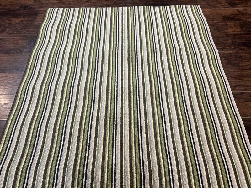 Stark Power Loomed Striped Rug 5x6, Multicolor Vintage Stark Carpet gallery