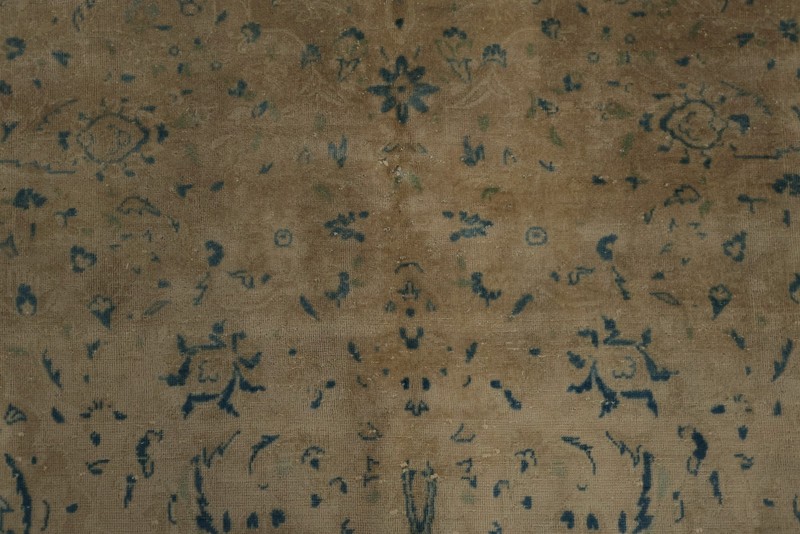 Classic Living Room Area Rug 7x11 in Subtle Blues and Warm Earthy Tones Carpet gallery