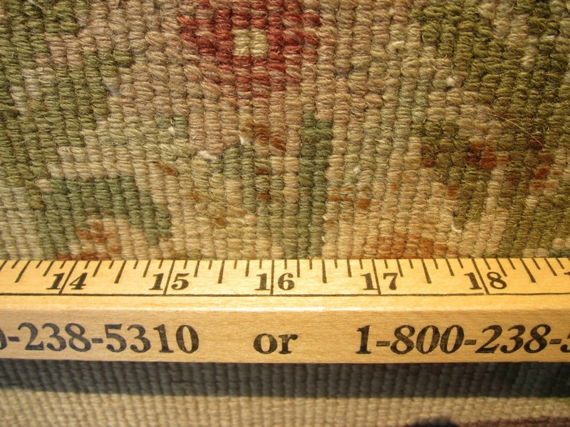 ANTIQUE ART DECO CHINESE HAND-KNOTTED WOOL RUG GRACEFUL DEER PICTORIAL DESIGN gallery