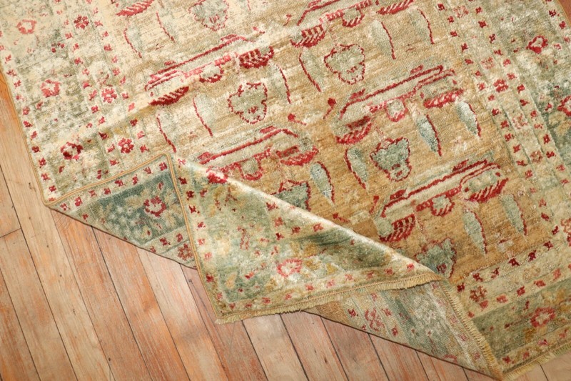 Antique Authentic Angora Turkish Oushak Ushak Rug Size 3'2''x4'2'' gallery