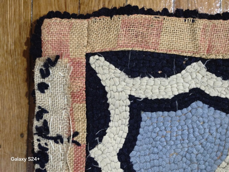 Vintage American Hooked Rug 48x32 Bright And Vibrant Colors... Nursery Ryme gallery