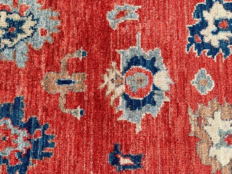Modern Afghan Rug, Hand-Knotted Chobi Wool, Traditional Area Carpet (3x4 ft.) gallery