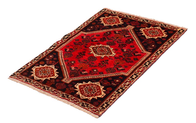 Vintage Traditional Hand-Knotted Area Rug 3'6" x 4'8" Oriental Wool Carpet gallery