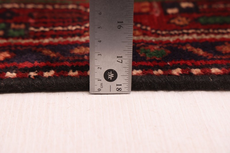 Vintage Hand-knotted Runner Rug 3'9" x 9'0" Traditional Oriental Wool Carpet gallery