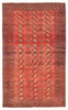 Vintage Hand-Knotted Carpet 3'7" x 5'11" Traditional Oriental Wool Area Rug gallery