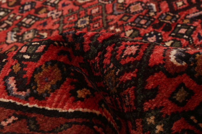 3'7" x 9'10" Vintage Hand-knotted Runner Rug Traditional Oriental Wool Carpet gallery