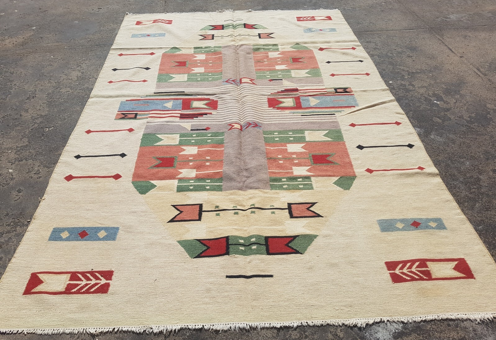 Vintage Traditional Handmade Beautiful Turkish Floor Rug 285x190 cm gallery