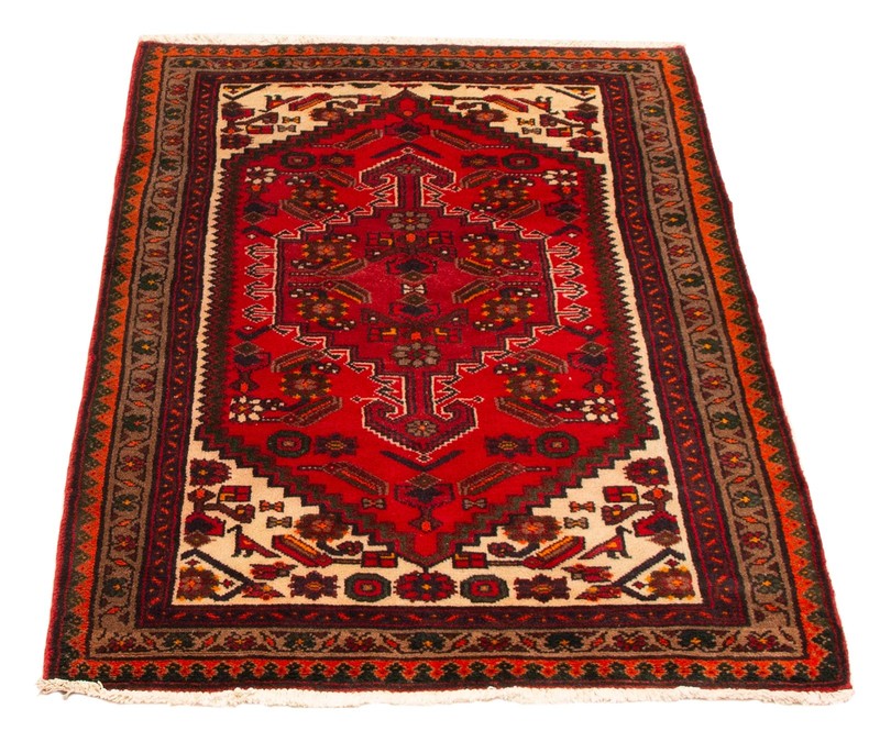 Traditional Vintage Hand-Knotted Area Rug 3'5" x 5'2" Oriental Wool Carpet gallery