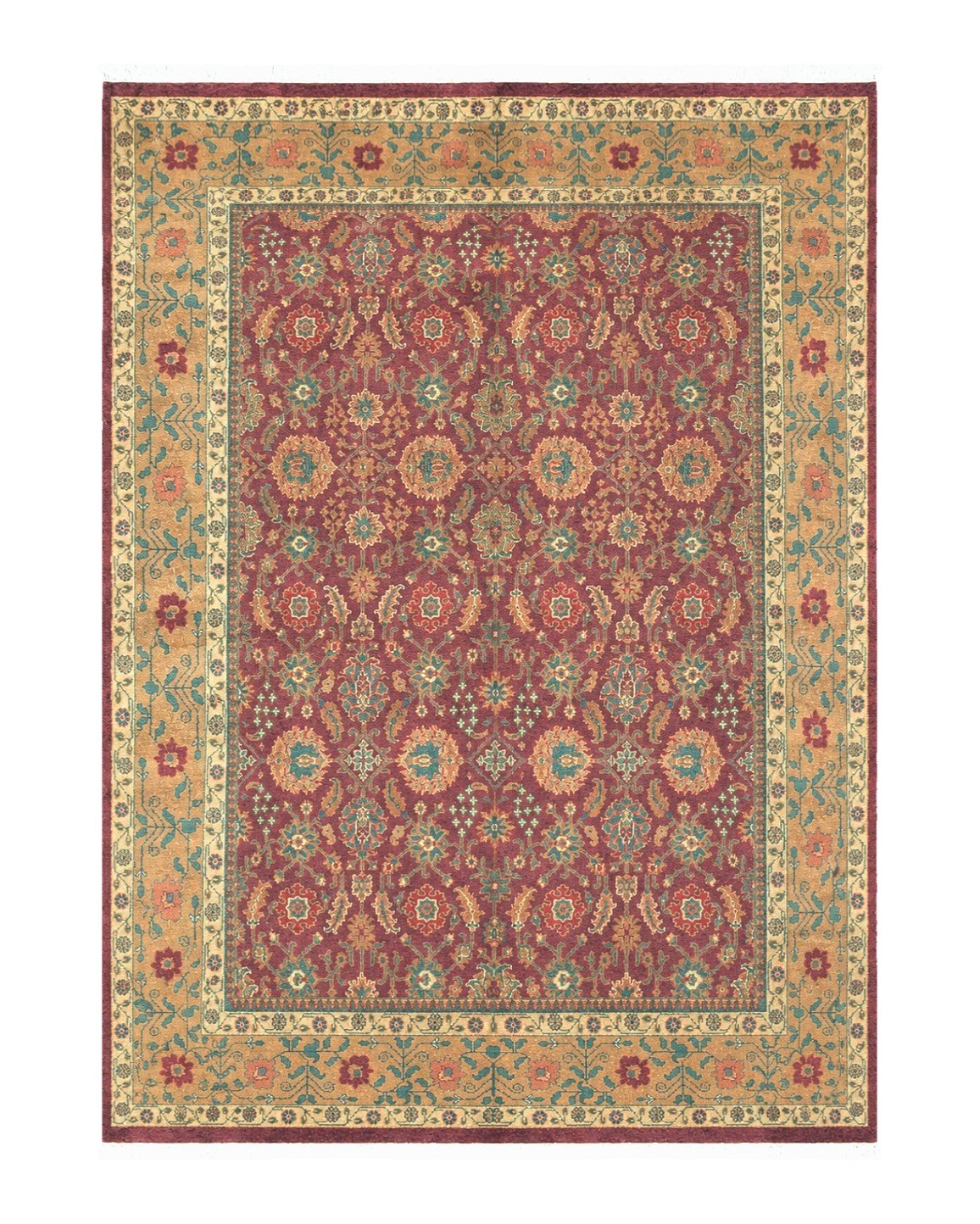 Indo Per'sian Mahal Rug 9x12, Allover Pattern gallery