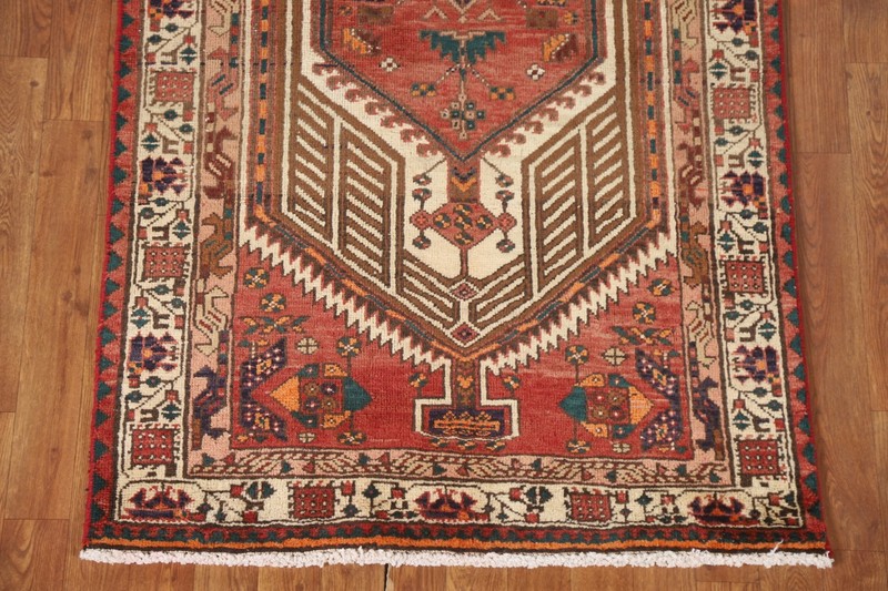 Traditional Ardebil 11 ft. Rug Runner Wool Handmade 3x11 ft. Vintage Hallway Rug gallery