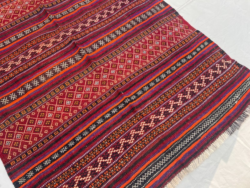 COLLECTORS ITEM 9.5 X 4.5 ft Antique Maldari Beluch Nomad Full Embroidery Sistan gallery