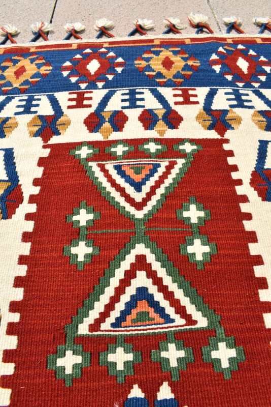 Turkish Rug 44'' x 61'' Anatolian Konia Rug Organic Wool Rug Home Decor Area Rug gallery