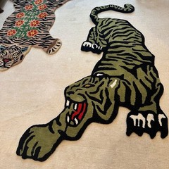 FINE MODERND TUFTED HUNTING TIGER BENGAL TURKISH RUG 3×5 FT