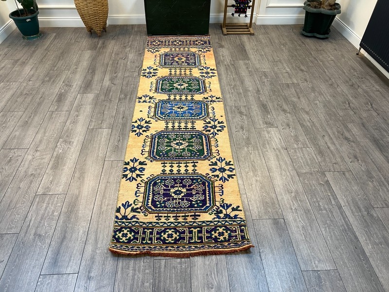 Orange Runner Rug, Handmade Rug, Kitchen Rug, Floor Rug, 2.6 x 9.6 ft gallery