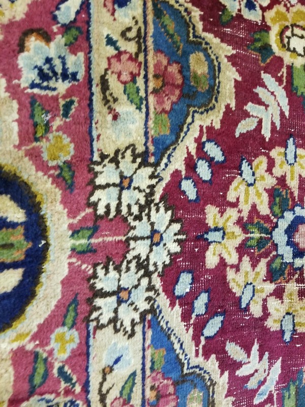 Vintage 1950-1960's Floral Turkish Runner 2' × 11'6" gallery