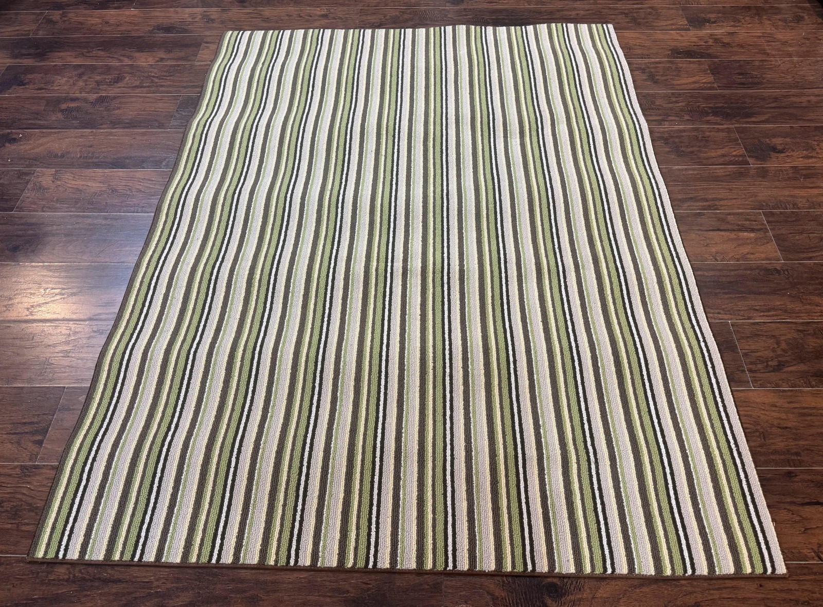 Stark Power Loomed Striped Rug 5x6, Multicolor Vintage Stark Carpet gallery