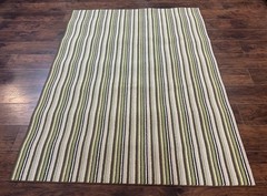 Stark Power Loomed Striped Rug 5×6, Multicolor Vintage Stark Carpet