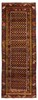 Vintage Hand-knotted Runner Rug 3'8" x 10'2" Traditional Oriental Wool Carpet gallery