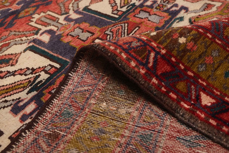 Vintage Hand-knotted Runner Rug 3'7" x 10'10" Traditional Oriental Wool Carpet gallery