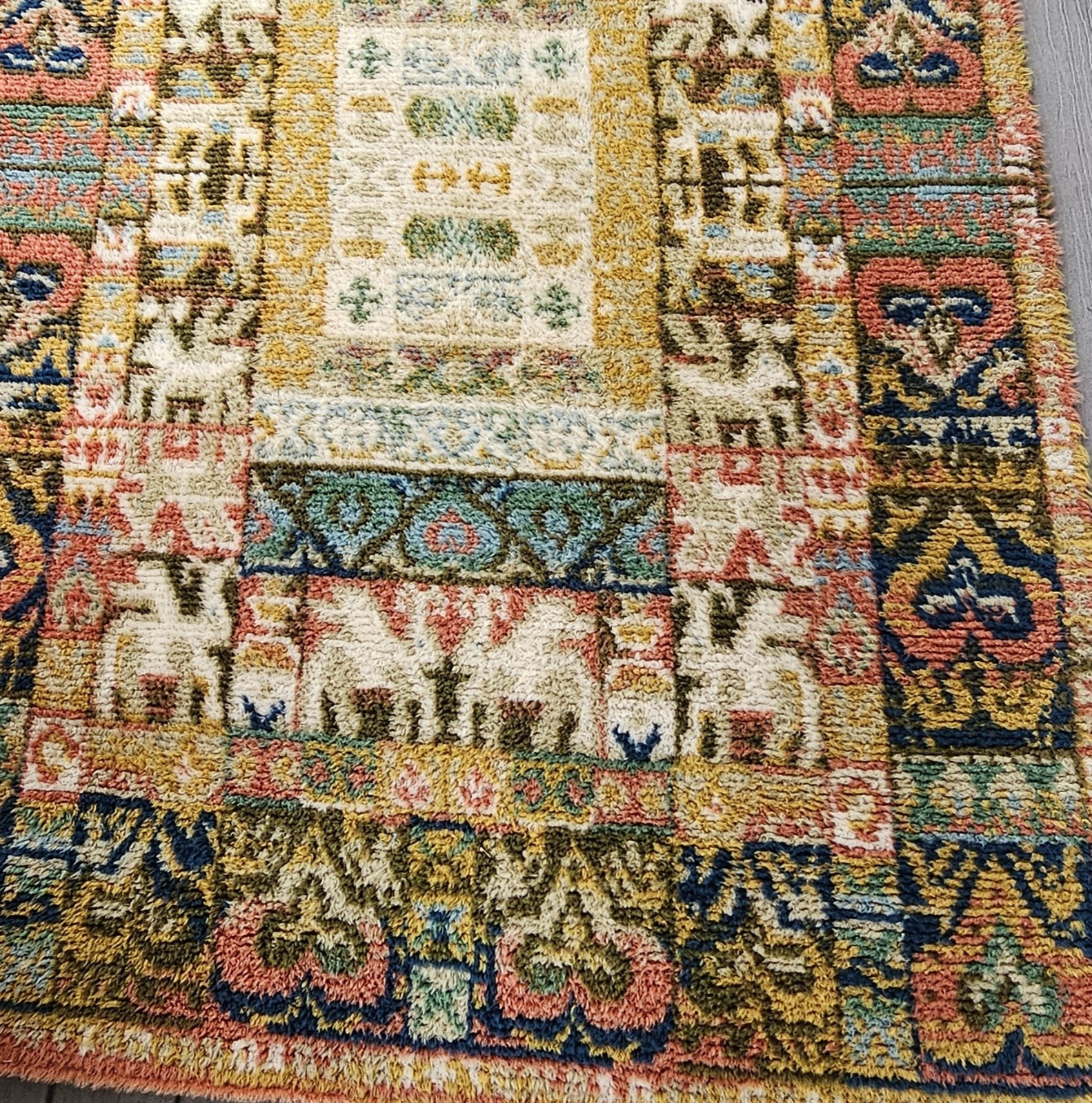 Ege Art Country Vintage Area Rug Axminster RYA All Wool Made In Denmark gallery