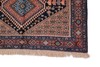 New Vintage Tribal Turkish 3' 4" x 4' 9" Red Hand Knotted Entryway Wool rug gallery