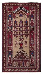 Traditional Vintage Hand-Knotted Area Rug 3’4″ x 5’10” Oriental Wool Carpet