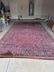 Sarouk Middle Eastern Rug 17 ft X 10 ft ~1920’s