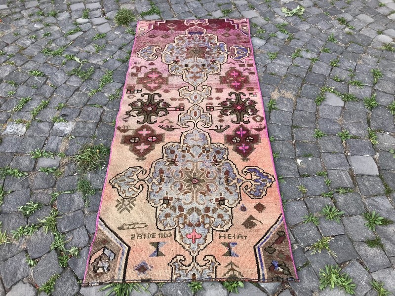 Handmade Rug Turkish Area Rug Vintage Rug Oushak Rug Antique Rug Bohemian Rug gallery