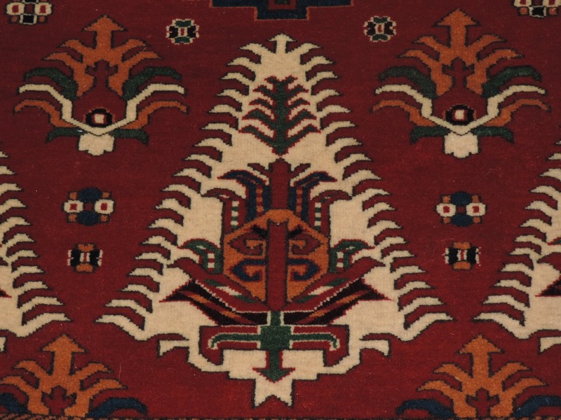 3x5ft. Handmade Azerbaijan Caucasian Wool Rug gallery