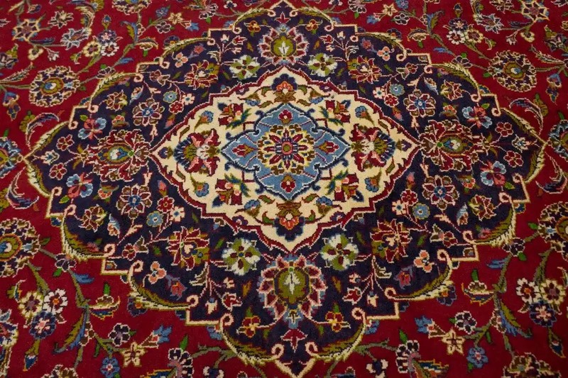 Vintage Extra Large Handmade Wool Oriental Rug Classic Decor Carpet 10X13 ft gallery
