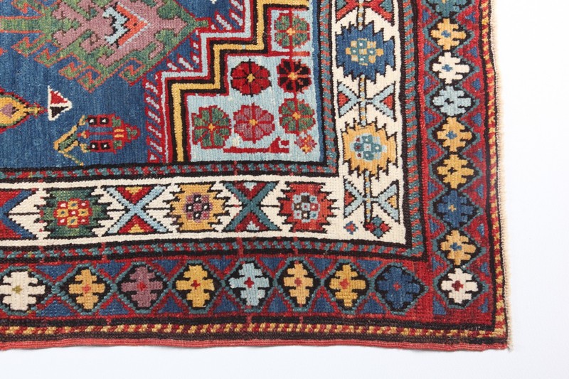 Authentic Caucasian Shirvan‑Baku Rug – Tribal Geometric Design, Natural Dye, gallery