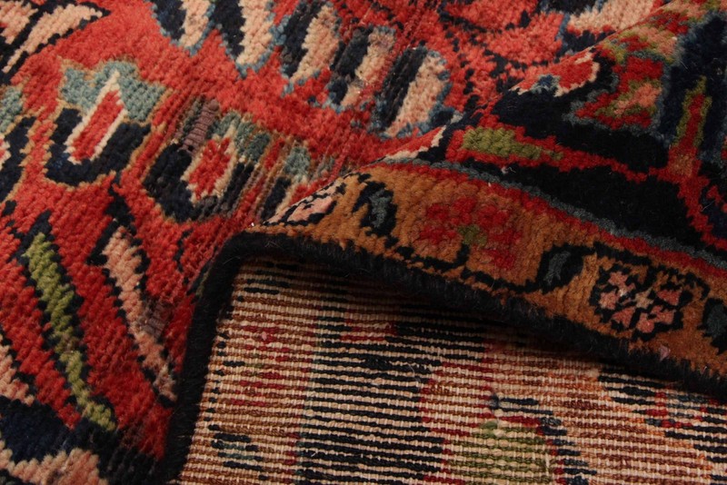 Vintage 6'9" x 10'4" Traditional Hand Knotted Vegetable Dye Wool Area Rug gallery