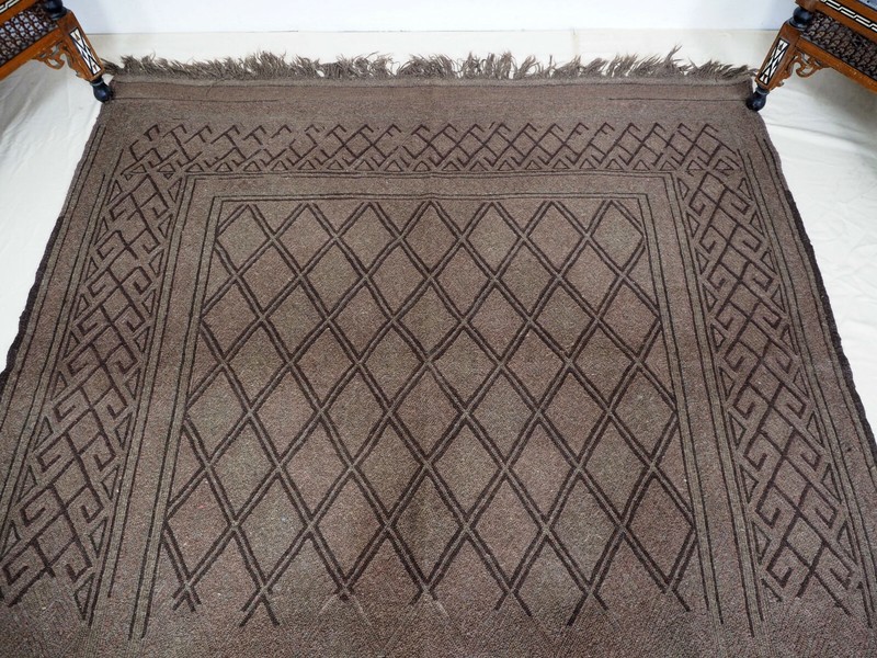9,3x5,8 ft tribal Nomadic Afghan nomads sumakh Balouch Vintage Kilim rug TM/17 gallery